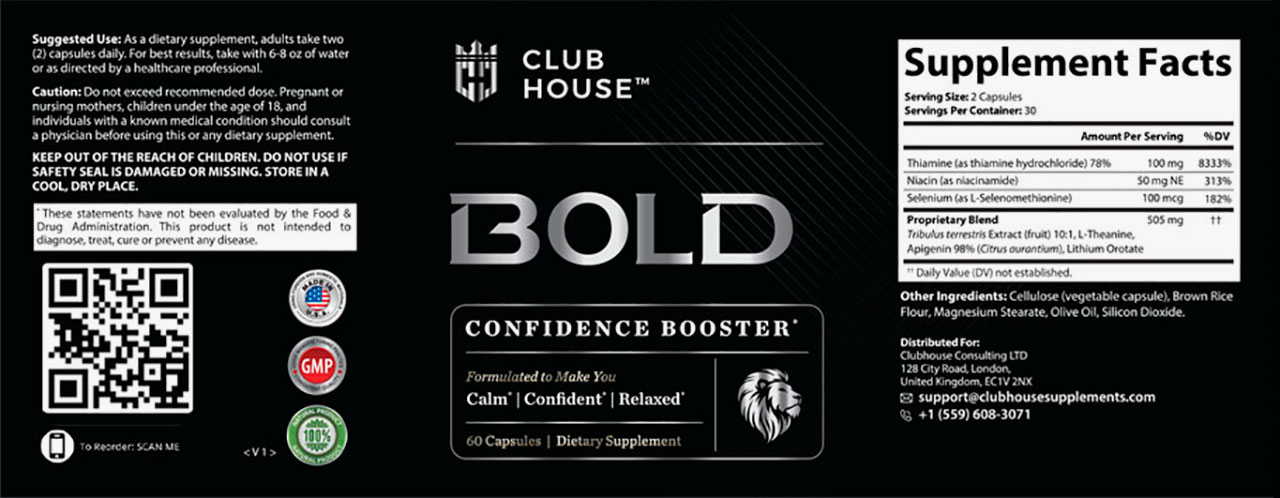 ClubHouse-Bold-supplement-facts-label